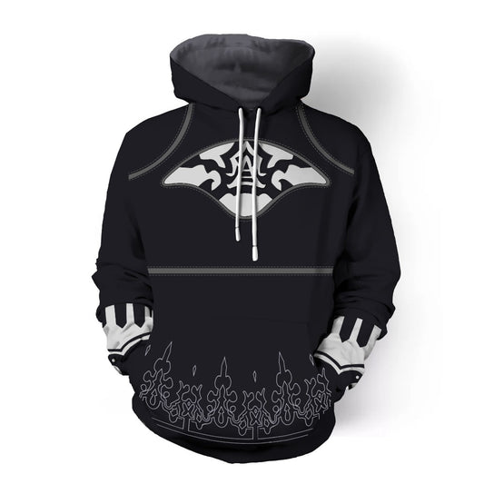 NieR:Automata YoRHa No.2 Type B Cosplay 3D Printed Sweatshirt Cardigan Sweater Cosplay Anime Cartoon hooded sweater Jackets