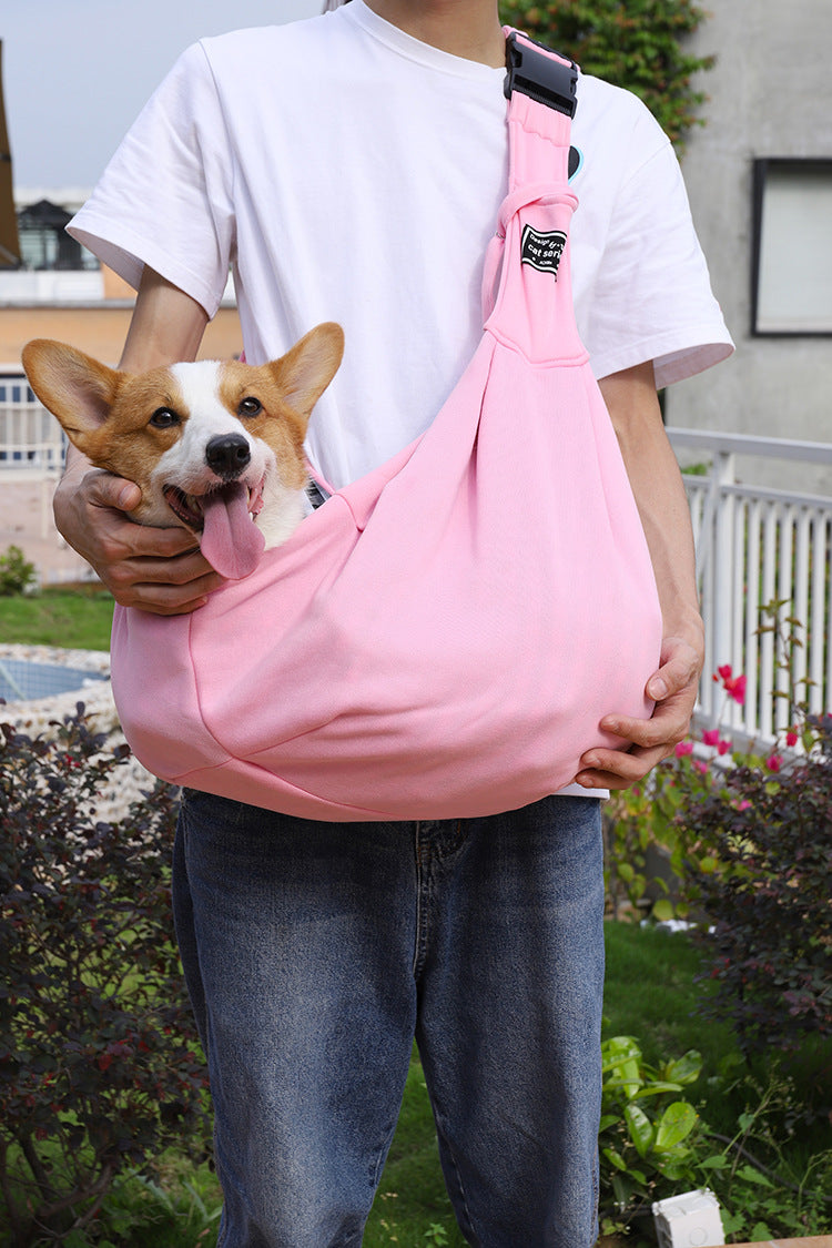 New Folding Dog Backpack Breathable Pet Bag Pet Bag Messenger Bag