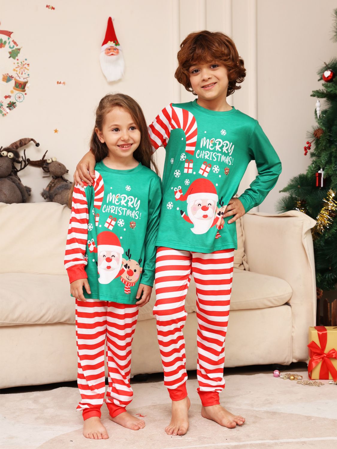 MERRY CHRISTMAS Top and Pants Set -  LOOCK MAKET