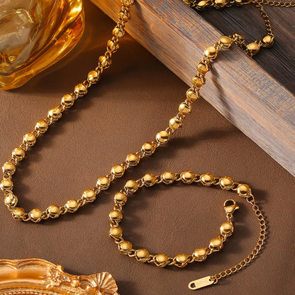 18K Gold-Plated Copper Necklace -  LOOCK MAKET