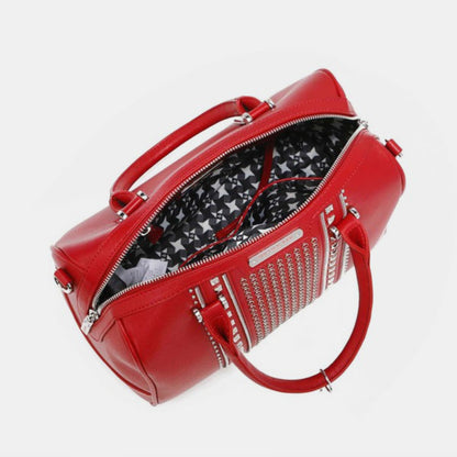 Nicole Lee USA Studded Boston Bag -  LOOCK MAKET