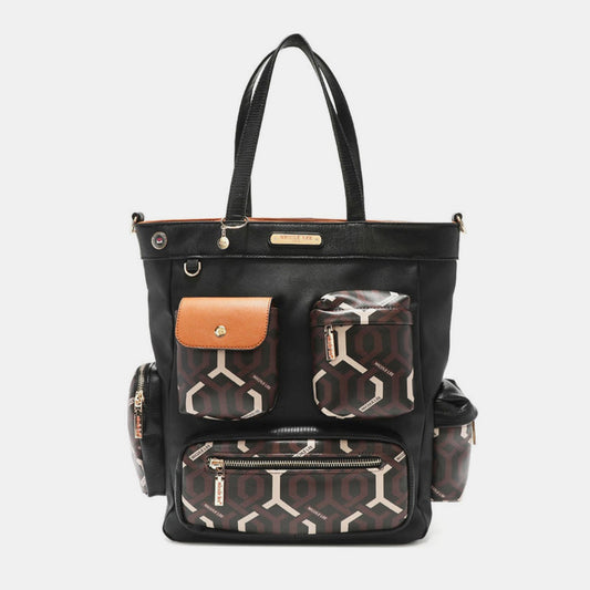 Nicole Lee USA Geometric Pattern Tote Bag -  LOOCK MAKET