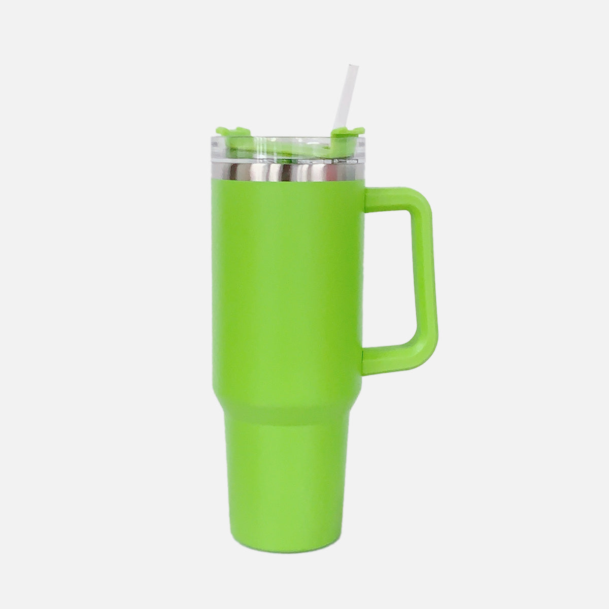 Stainless Steel Tumbler with Handle and Straw -  LOOCK MAKET