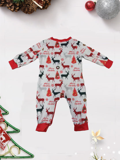 Reindeer Print Top and Pants Set -  LOOCK MAKET