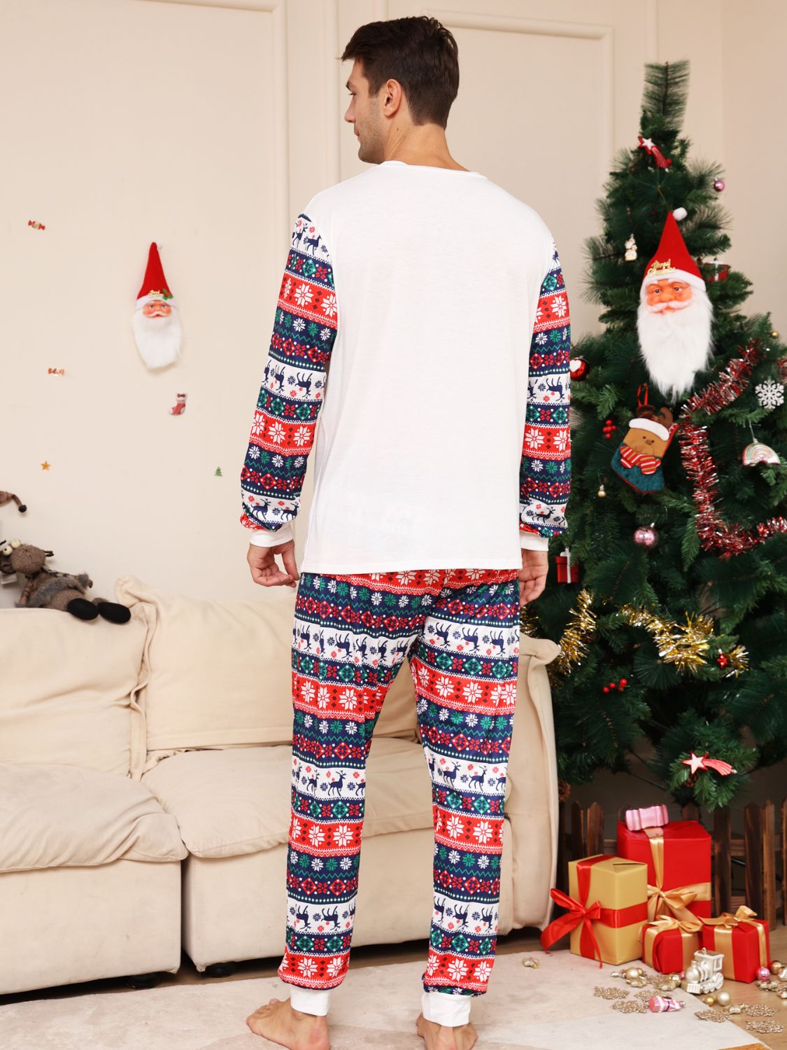 Full Size MERRY CHRISTMAS Top and Pants Set -  LOOCK MAKET