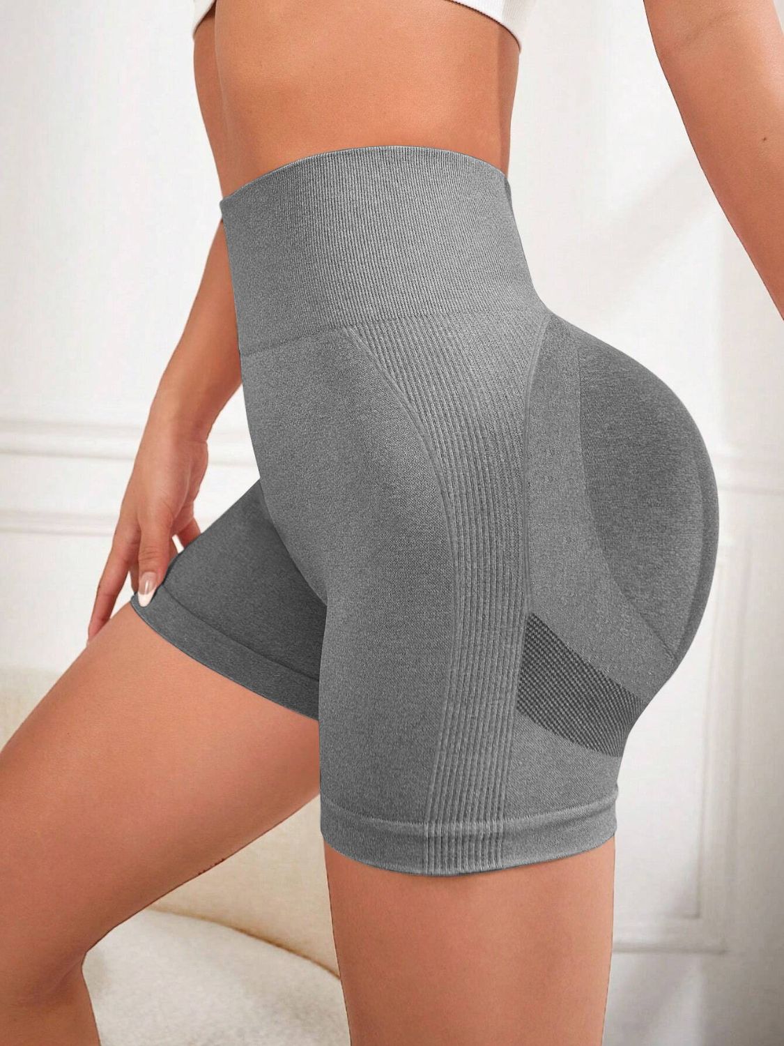 High Waist Active Shorts -  LOOCK MAKET