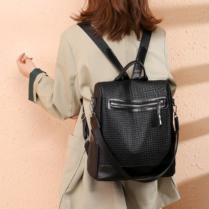 PU Leather Backpack Bag -  LOOCK MAKET