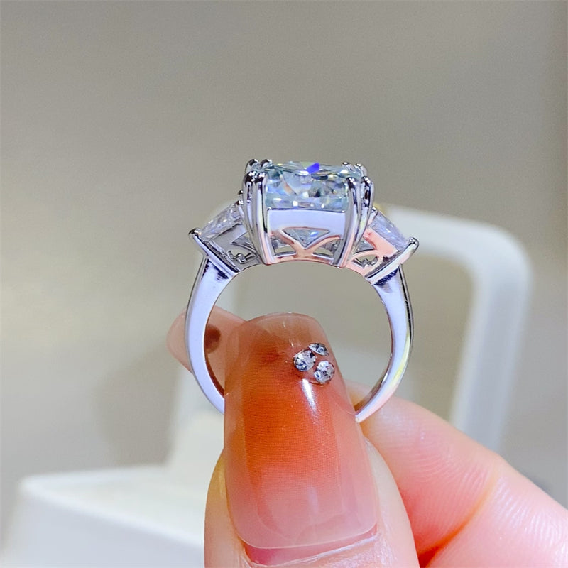 5 Carat Moissanite 925 Sterling Silver Ring -  LOOCK MAKET