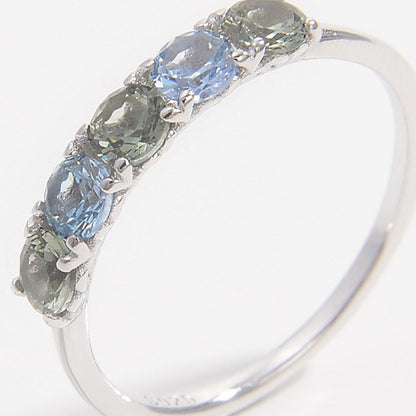 925 Sterling Silver Rhinestone Ring -  LOOCK MAKET