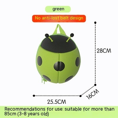 Cute Ladybug Backpack Children's Schoolbag Cartoon