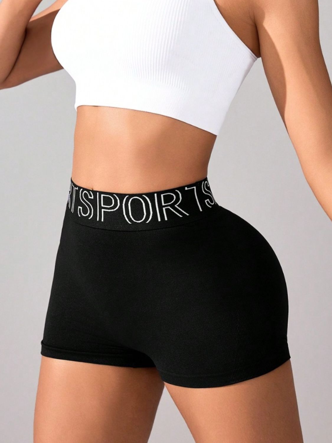 High Waist Active Shorts -  LOOCK MAKET