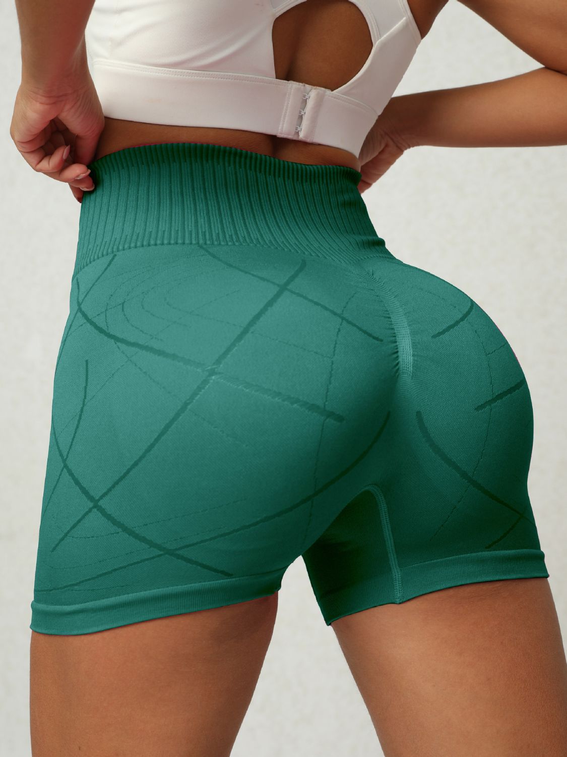 High Waist Active Shorts -  LOOCK MAKET