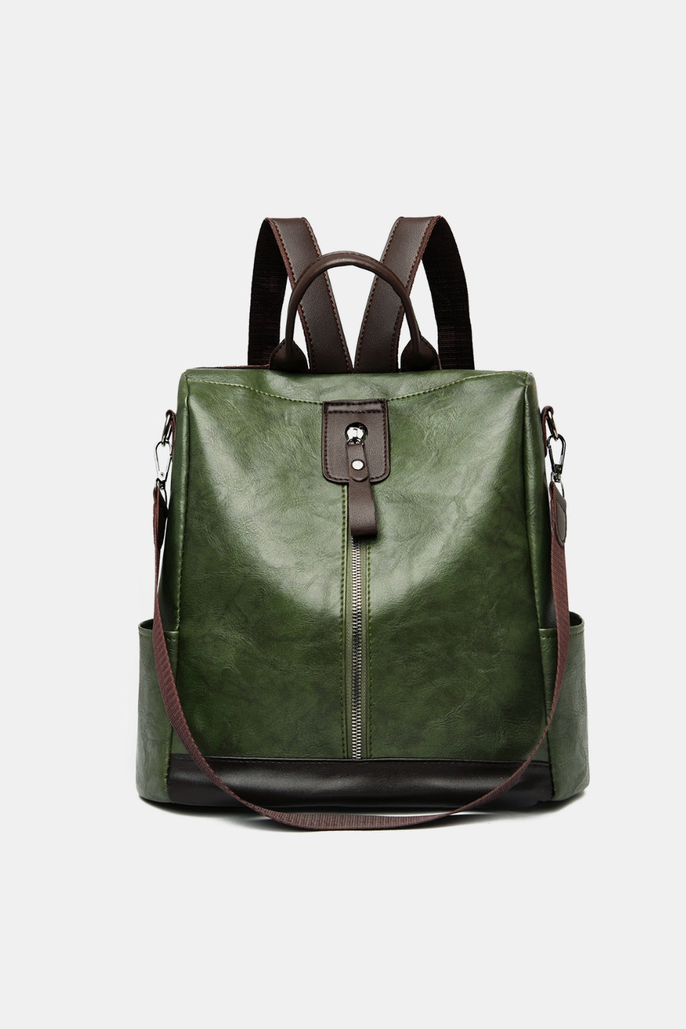 PU Leather Large Backpack Bag -  LOOCK MAKET