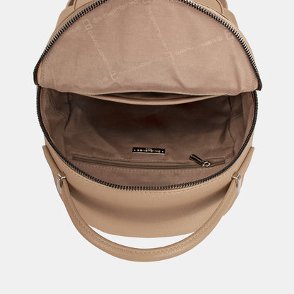 David Jones PU Leather Backpack Bag -  LOOCK MAKET