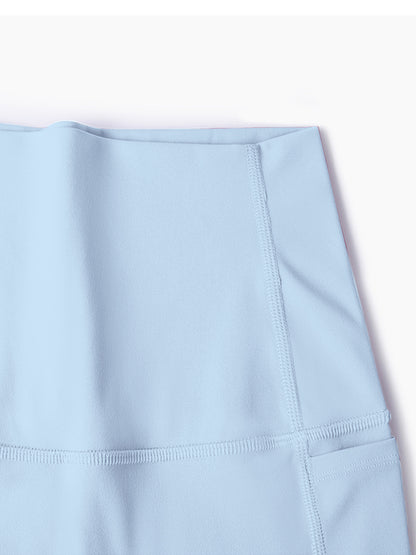 Pocketed High Waist Active Shorts -  LOOCK MAKET