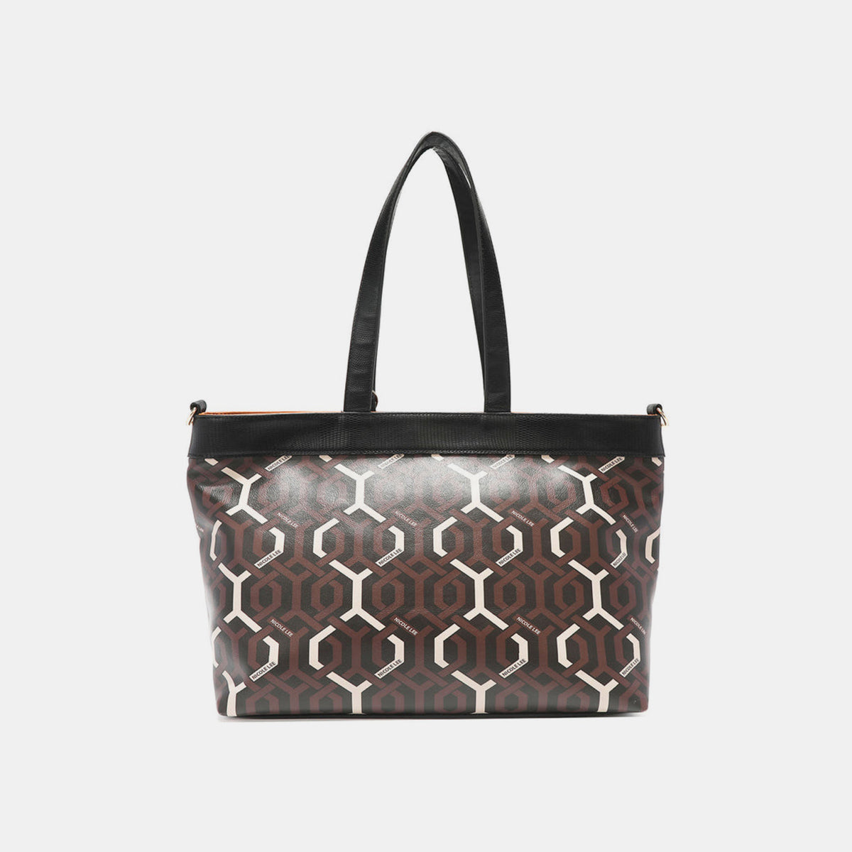 Nicole Lee USA Geometric Pattern Large Handbag -  LOOCK MAKET