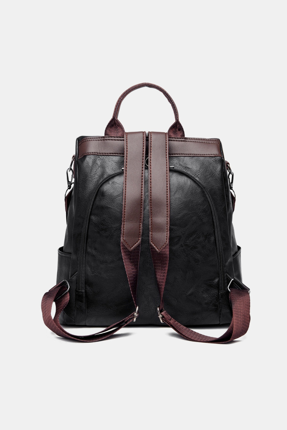 PU Leather Large Backpack Bag -  LOOCK MAKET