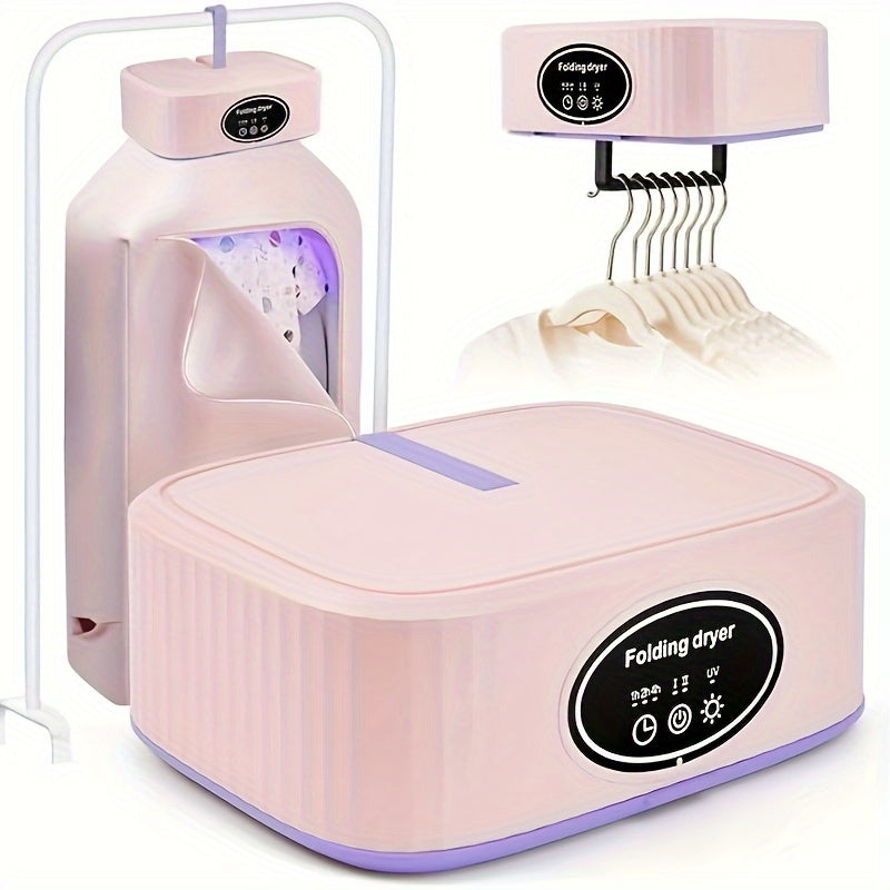 Portable Clothes Dryer Mini Dryer Machine With Timing Function Equipped  Compact And Convenient Drying Solution For Apartment Dorm RV  Quick And Easy To Use Compact Dryer Machine With Dryer Bag For Delicate Garments