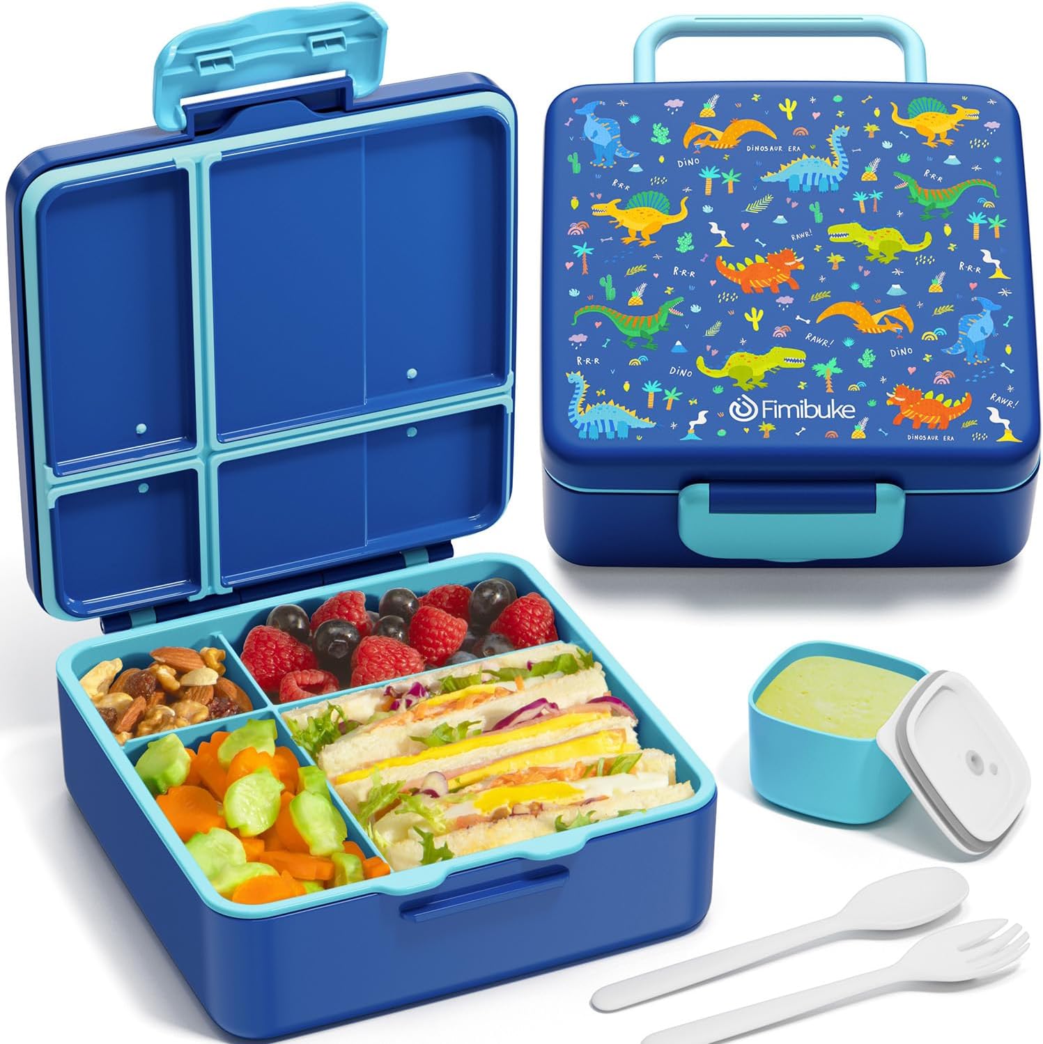 LeakProof Kids Bento Box  4 Compartments BPA Free