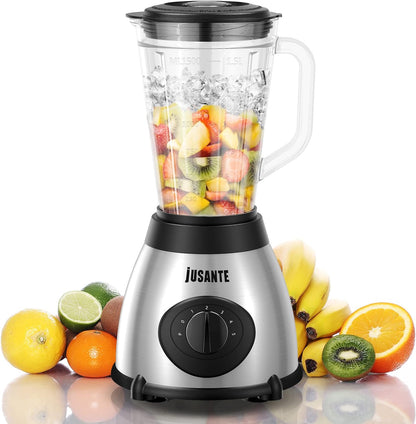 Countertop Blender 1000W Professional Kitchen Blender for Shakes and Smoothies High Speed Ice Blender Frozen Drinks 48 OZ Glass jar